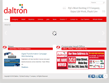 Tablet Screenshot of daltron.com.fj